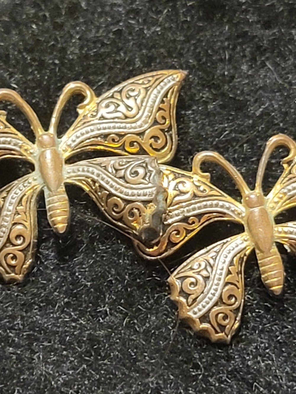 Double Butterfly Brooch